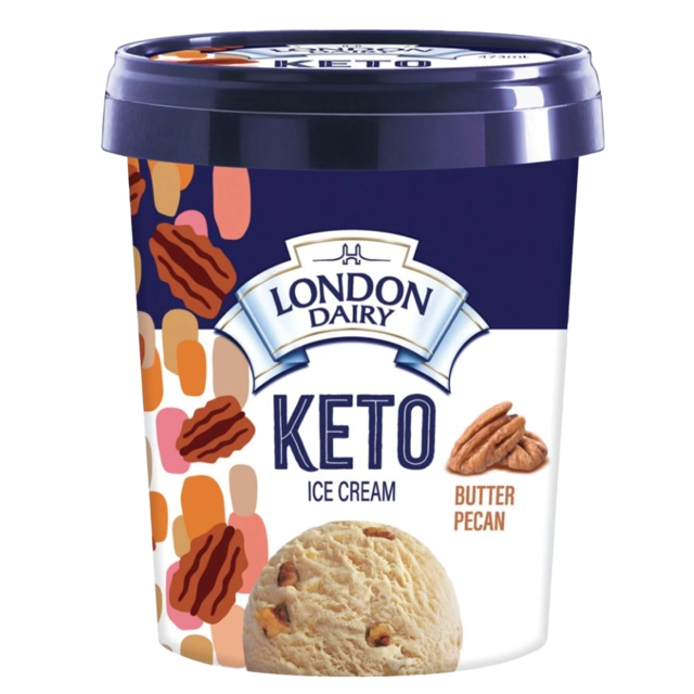 Butter Pecan Keto Ice Cream
