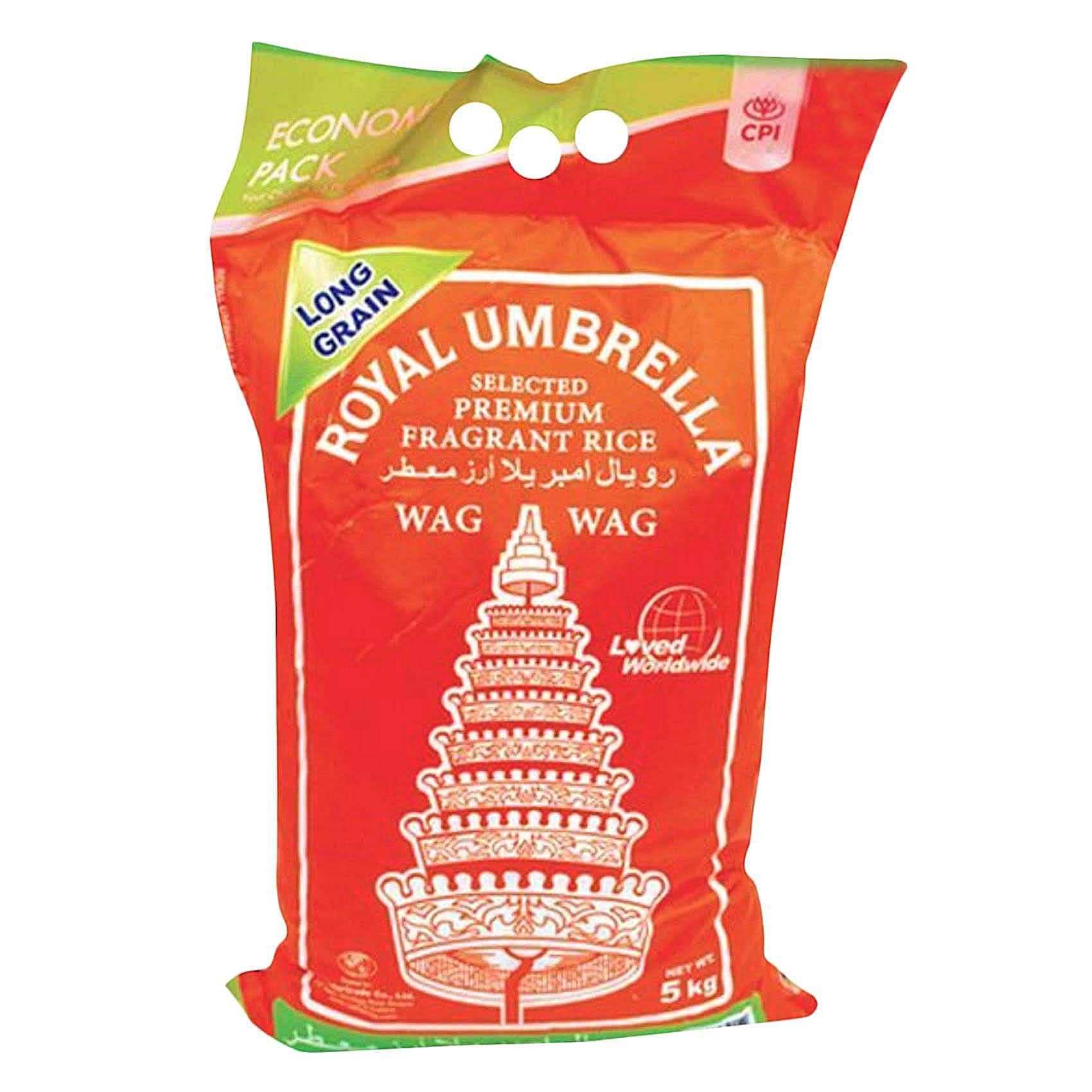 Royal Umbrella Long Grain Fragrant Rice 5kg