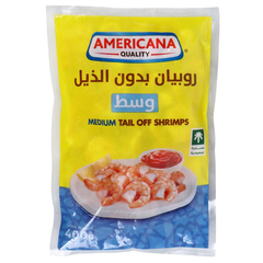 Americana Medium Tail-Off Shrimps 400g