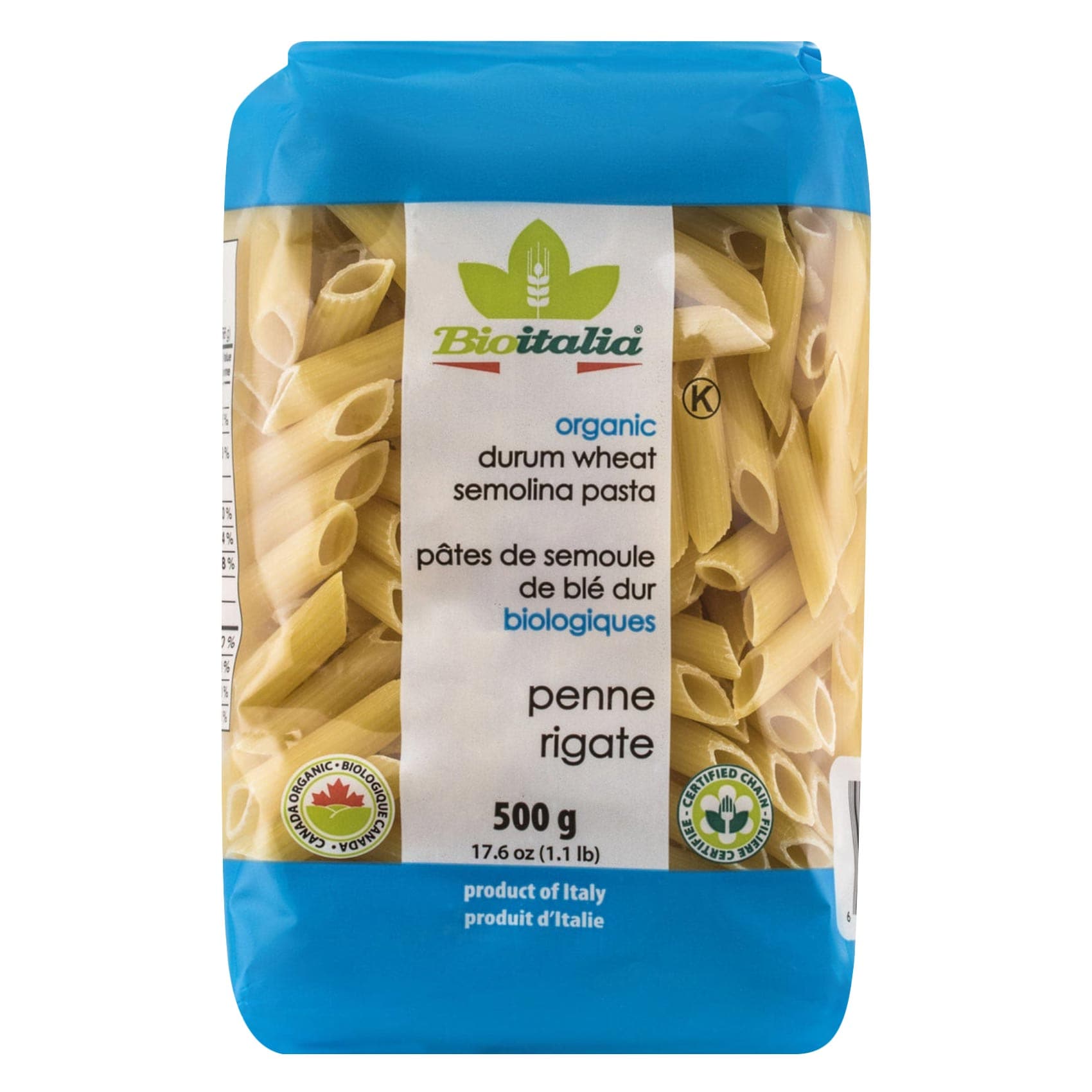Bio-Italia Organic Wheat Semolina Pasta 500g