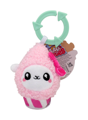 Headstart Tutti Cutie Plush Bag Tags - Fairy Floss Lamb 4"