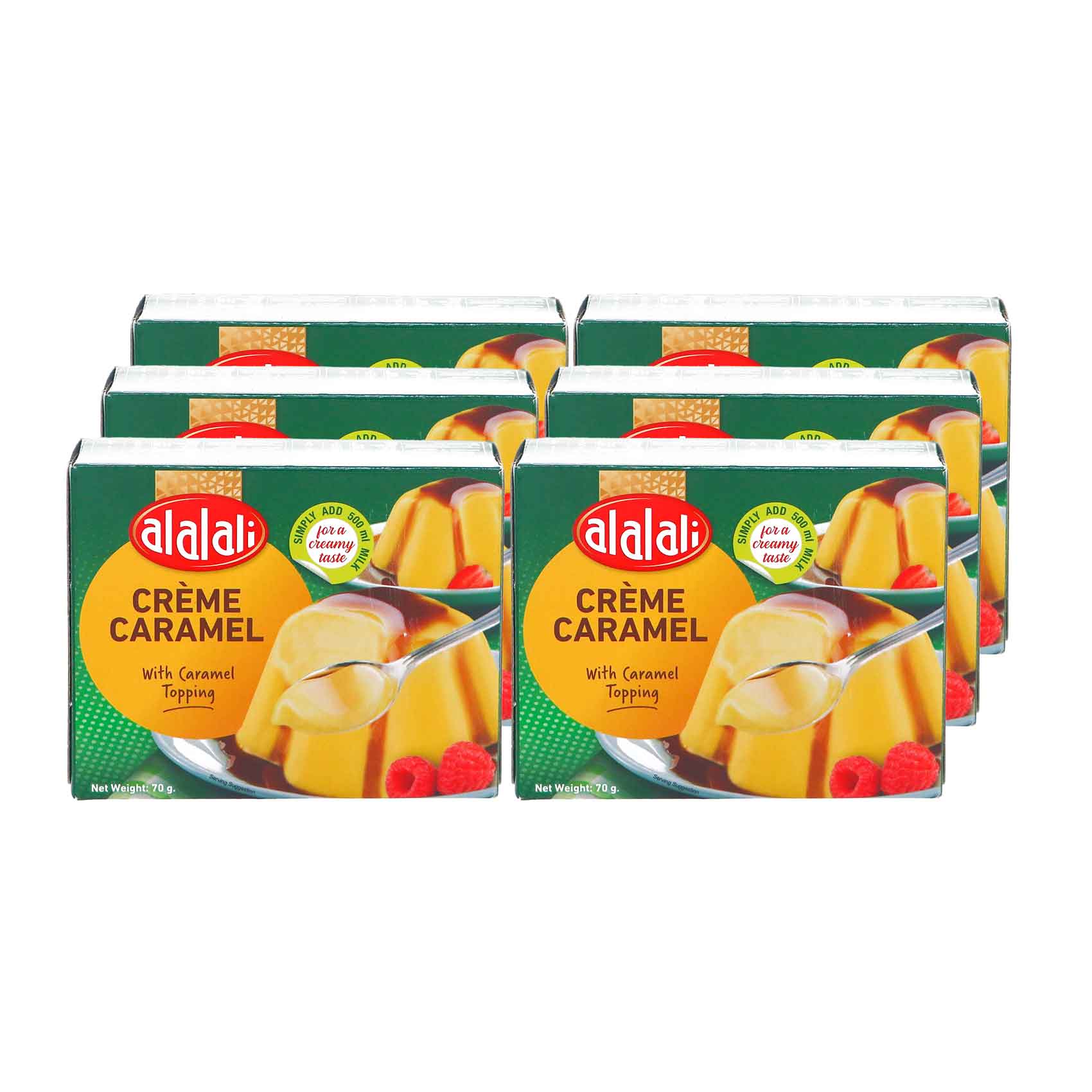 Al Alali Crème Caramel with Caramel Topping 6*70g