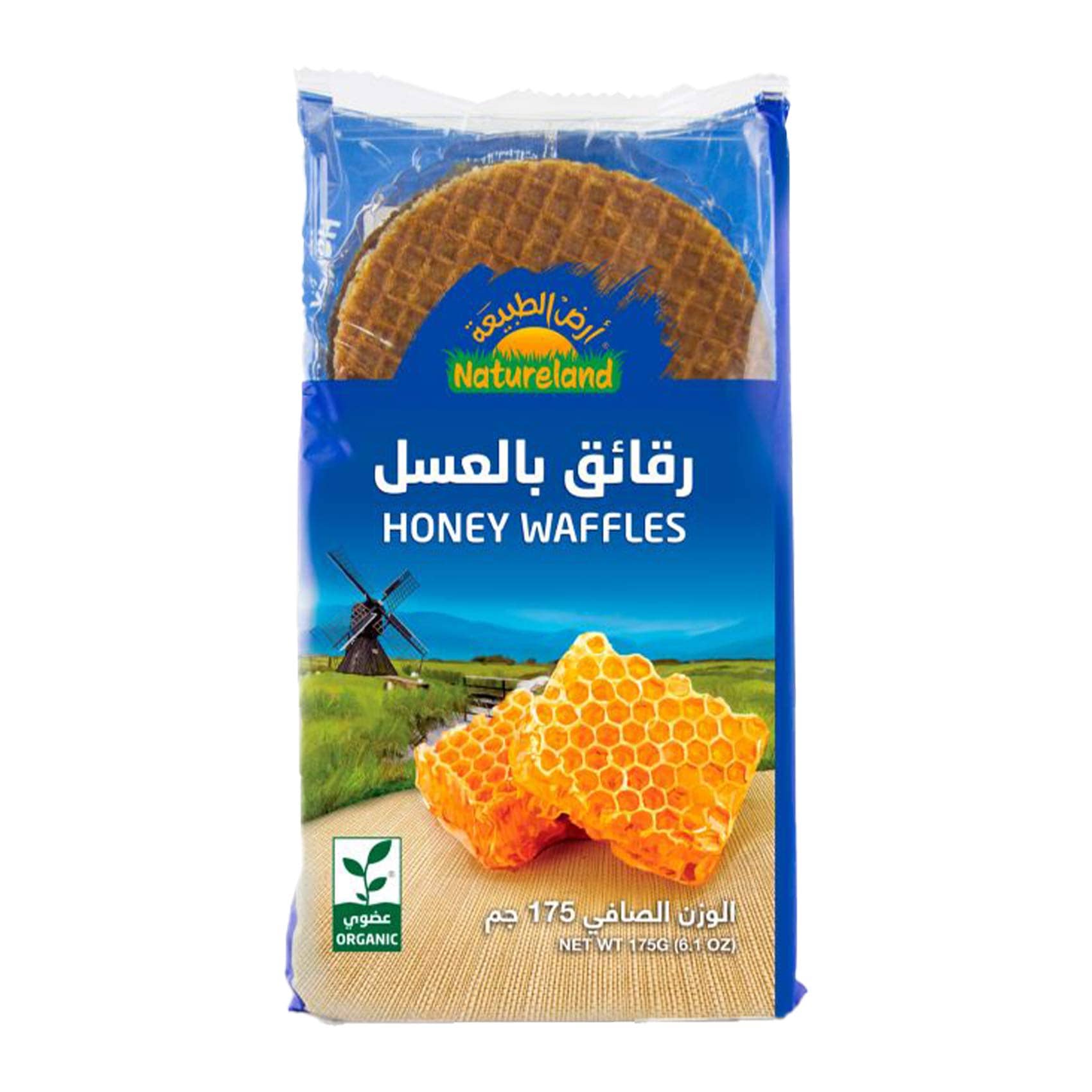 Natureland Honey Waffles 175g