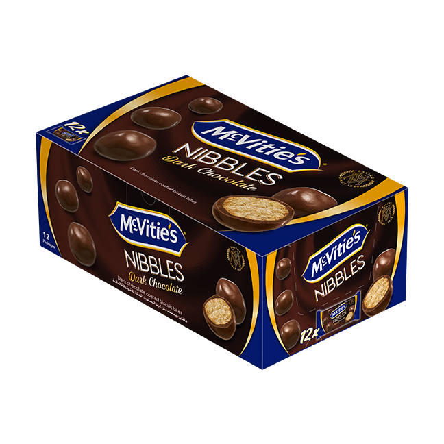 Nibbles Dark Chocolate-12 X 37 G