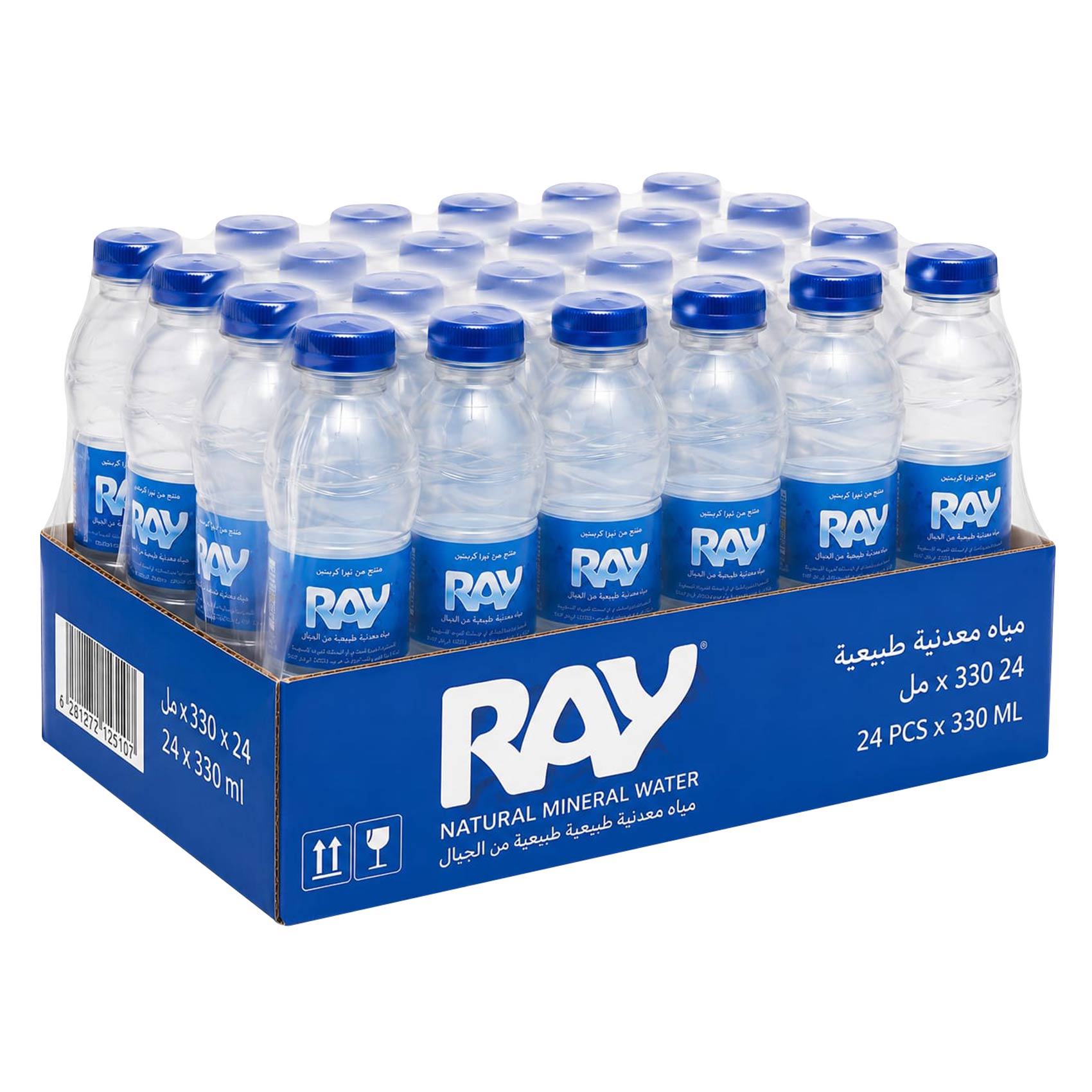 Ray Natural Mineral Water 330ml x24