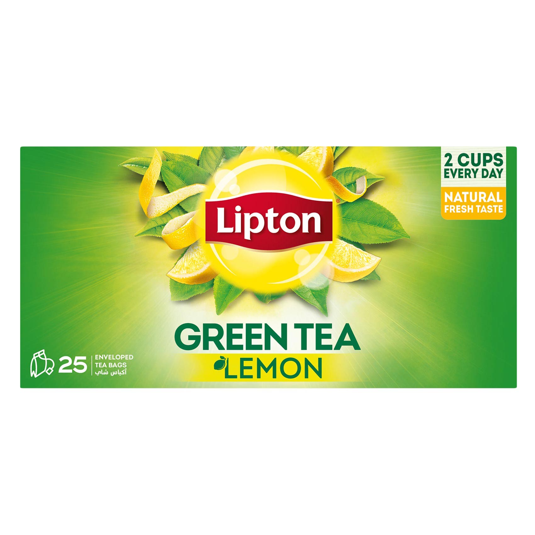 Lipton Green Tea Lemon 25Tea Bags