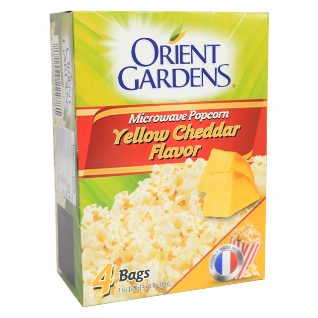 Microwave Popcorn Yellow Cheddar 320 G