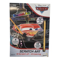 Disney Cars Scratch Art