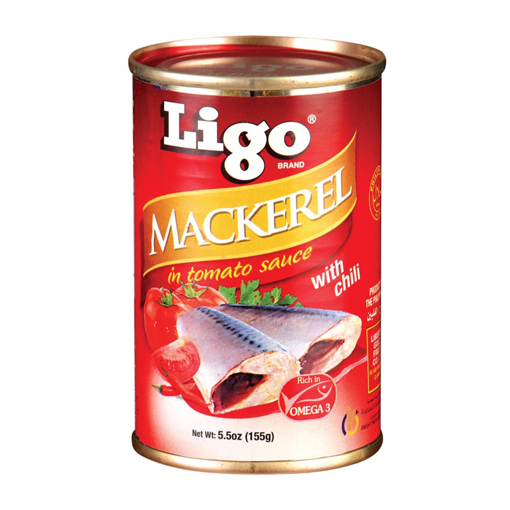 Ligo Mackerel in Chili Tomato Sauce 155g