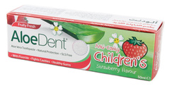 Aloedent Children's Strawberry Flavour Anti-Cavity Toothpaste 50ml