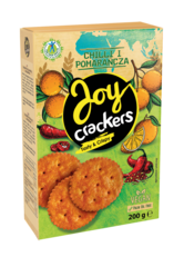 Joy Crackers Chili & Orange 200g