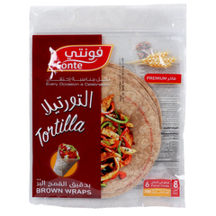 Fonte Brown Tortilla Wraps 250g