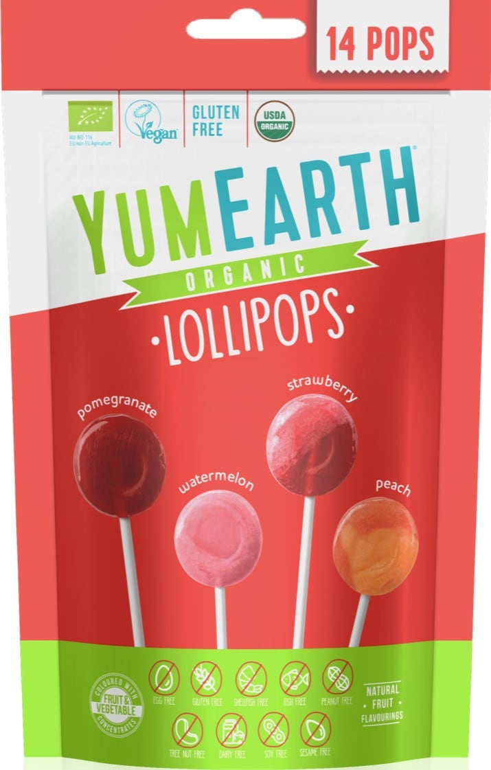 Yumearth Organic Lollipops 85g ×14