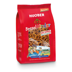Huober Organic Spelt Pretzels Unsalted 125g