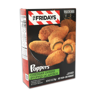 Poppers Cheddar Cheese 8Z