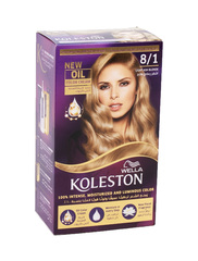 Wella Koleston 8/1 Light Ash Blonde Hair Color Cream 100ml