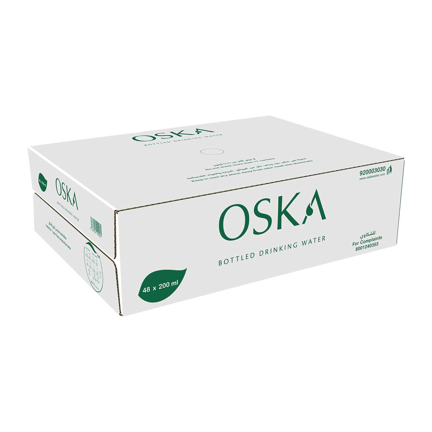 Oska Bottled Drinking Water 48*200ml
