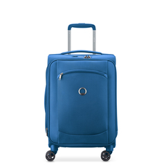 Delsey Montm Air 2.0 55 4 Double Wheels Cabin Trolley Case Blue