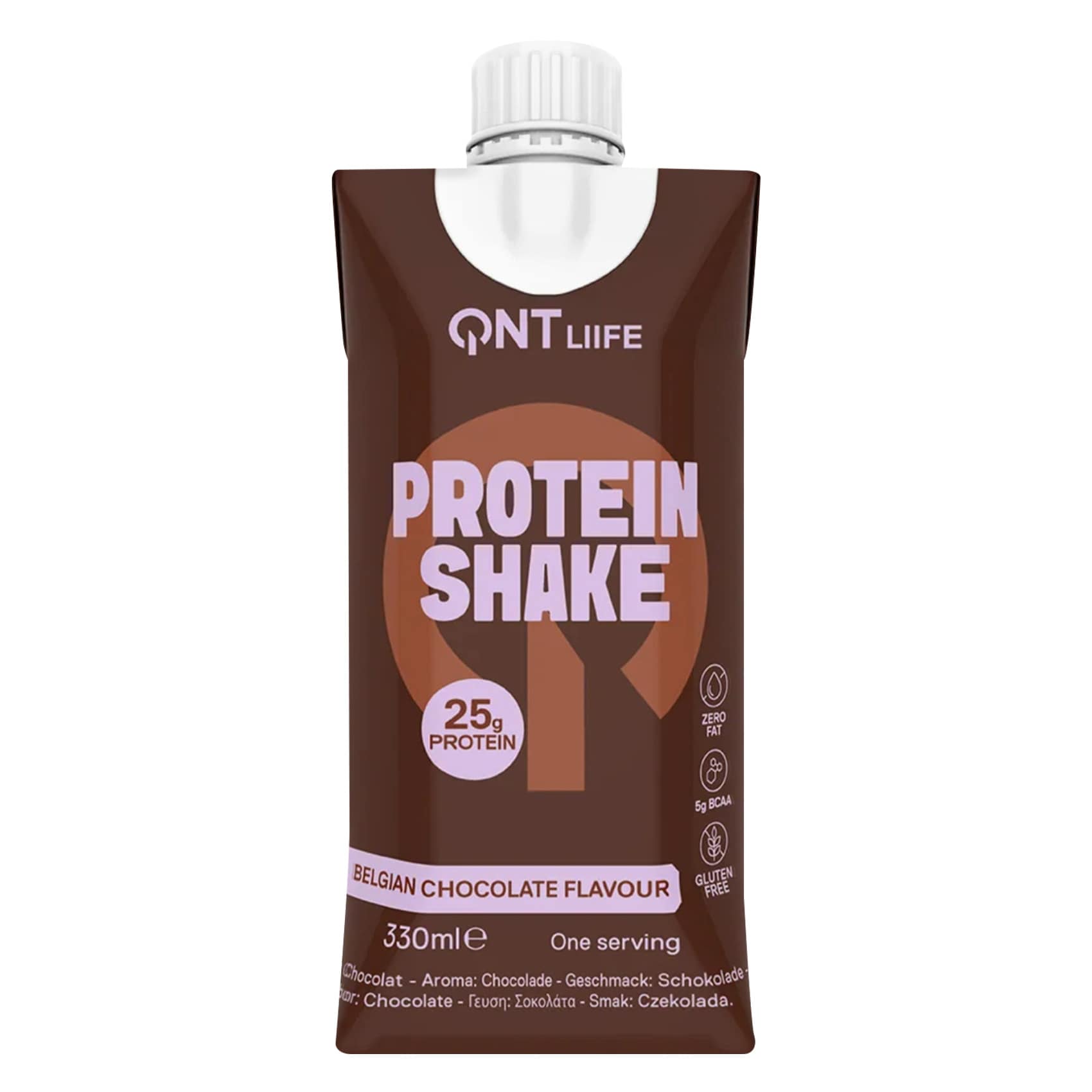 Qnt Liife - 25g Protein Shake Belgian Chocolate Flavor 330ml
