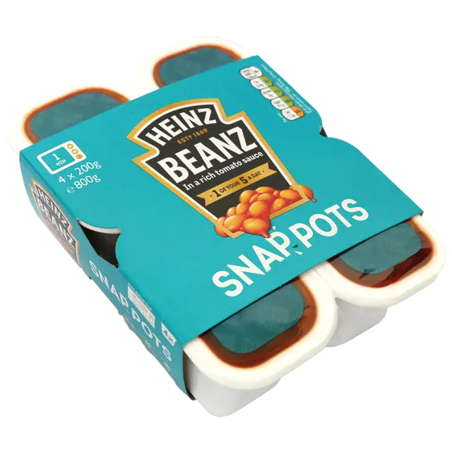 Baked Beans Snap Pots 800 G