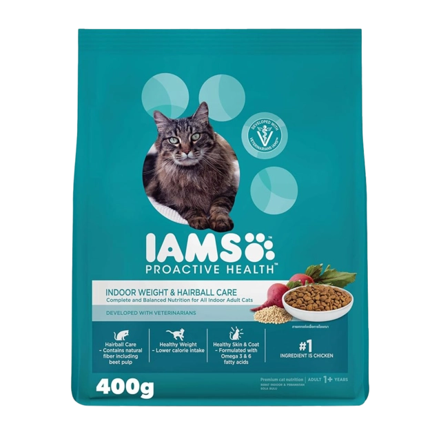Cat Dry Food Healthy Adult Indoor Weight & Hairball Care