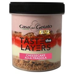 Casa Del Gelato Strawberry Cheesecake 330g