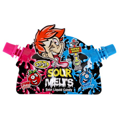 Jojo Sour Melts Blueberry & Strawberry Flavor Liquid Candy 40g
