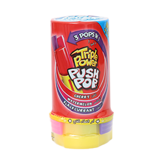 Candy Triple Push Pop-12 X 34 G