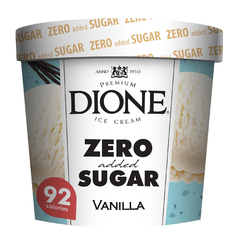 Dione Zero Added Sugar Vanilla Ice Cream 100ml