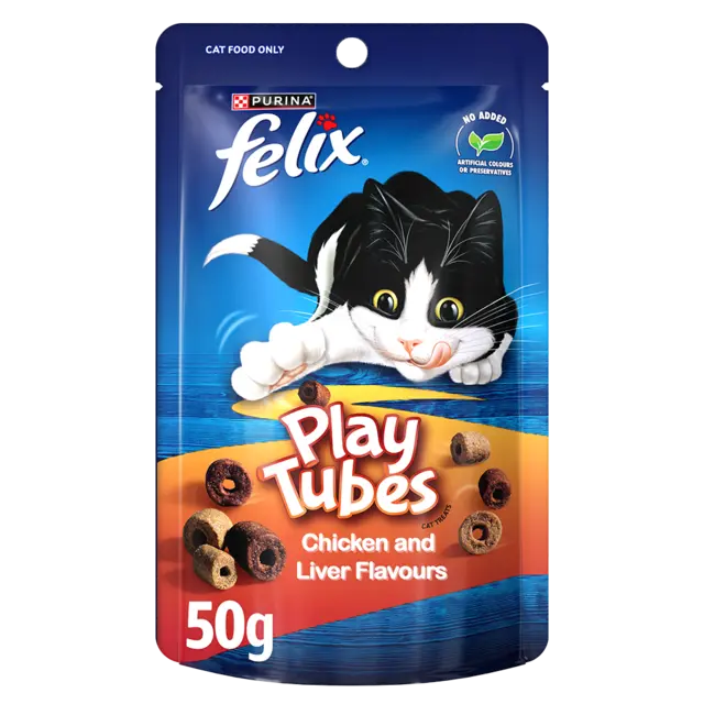 Cat Treats Play Chicken and Liver Flavor