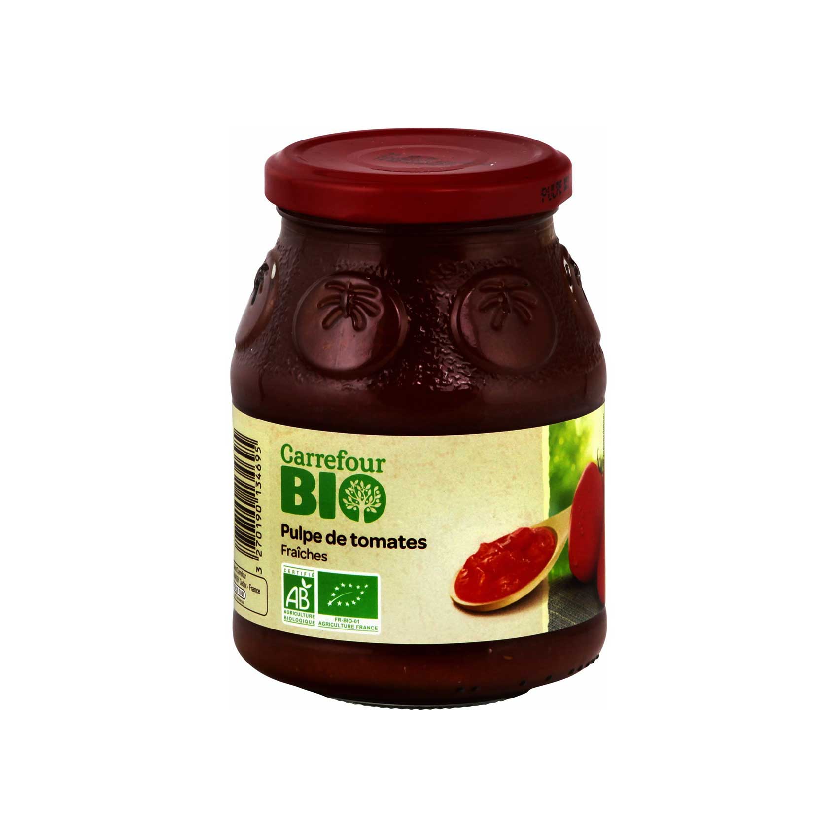 Carrefour Bio Organic Farming Tomato Pulp 400g