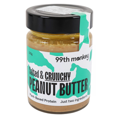 99th Monkey Salted Natural Crunchy Peanut Butter 325g