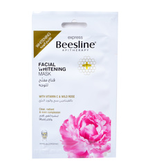 Beesline Facial Whitening Mask with Vitamin C & Wild Rose 25g