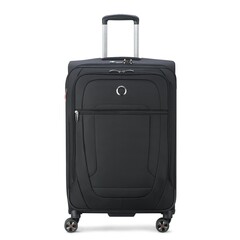 Delsey Helium DLX 71cm Expandable Trolley Case Black