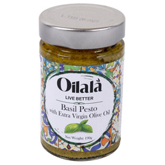 Oilalà Basil Pesto with Extra Virgin Olive Oil 190g