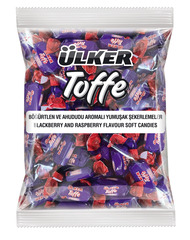Ulker Toffe Blackberry & Raspberry Flavor Soft Candy 1kg