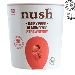 Strawberry Almond Milk Yogurt