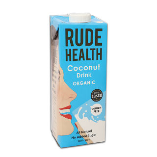 Rude Health No Sugars Organic Coconut & Rice Drink 1L