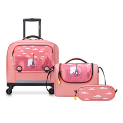 Delsey Academie Nest 3-Pc Set Pink Printing