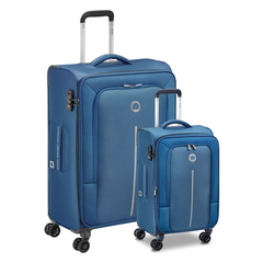 Delsey Caracas Luggage Trolley Set 82cm, 55cm Night Blue