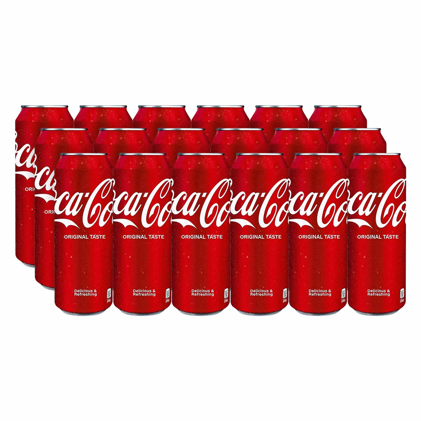 Coca Cola Original Taste Soft Drink 18*320ml