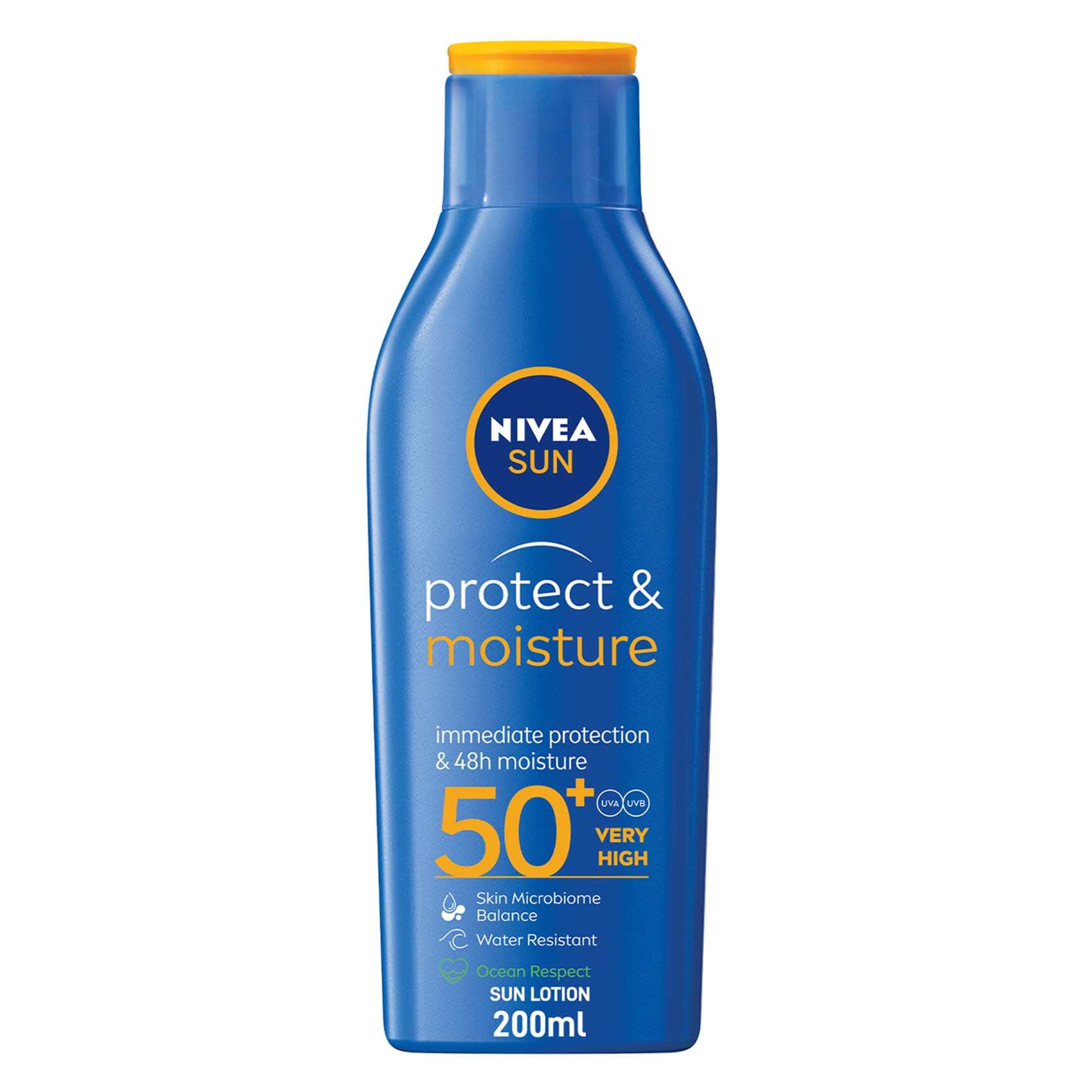 Nivea SUN Protect & Moisture Sun Lotion UVA & UVB Protection SPF 50+ 200ml