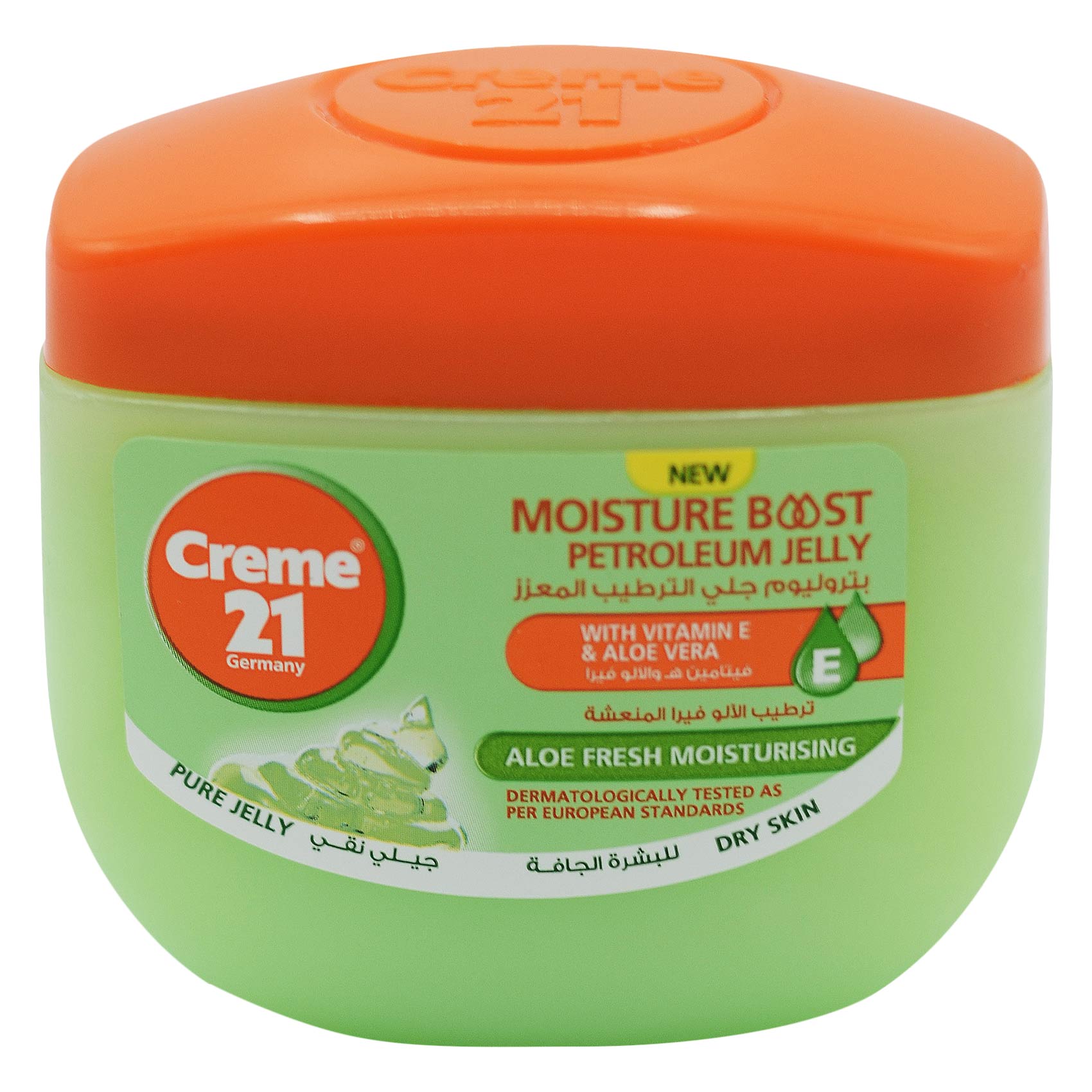 Creme 21 Moisture Boost Petroleum Jelly Aloe Fresh Moisturising with Vitamin E & Aloe Vera for Dry Skin 100ml