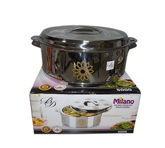 B & D Milano Stainless Steel Hot Pot 5000ml SS-373