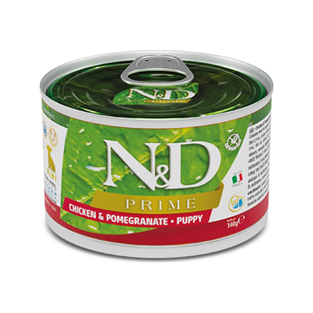 Farmina N&D Chicken and Pomegranate Puppy Mini Canned Dog Food - 140 g