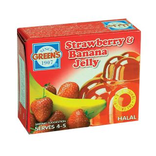 Strawberry & Banana Jelly-12×80G