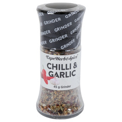 Cape Herb & Spice Chili & Garlic with Grinder 45g