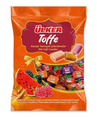 Ulker Toffe Mix Soft Candies (Blackberry, Raspberry, Watermelon and Caramel) 350g