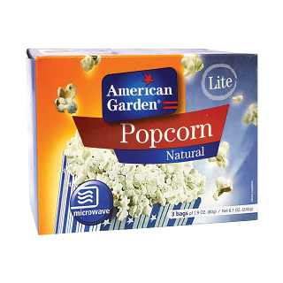 Microwave Popcorn Natural Lite 255G