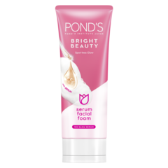 Pond’s Bright Beauty Serum Facial Foam with Vitamin B3 Spotless Glow for brighter glowing skin 100g